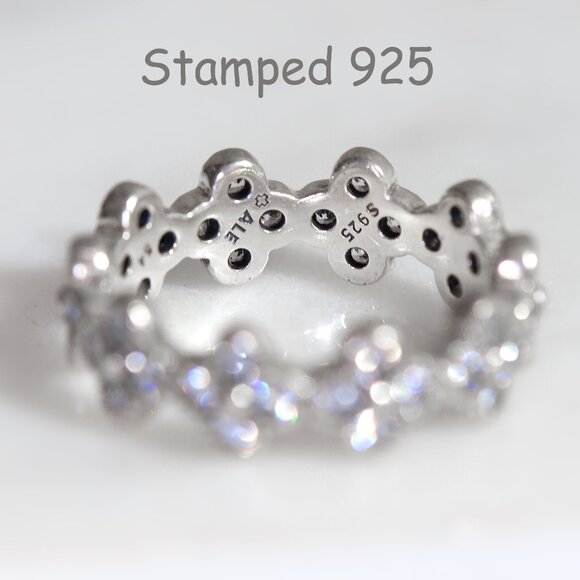 ✨ Genuine Pandora Sterling Silver Ring - Size 6.5 ✨ - Picture 5 of 7